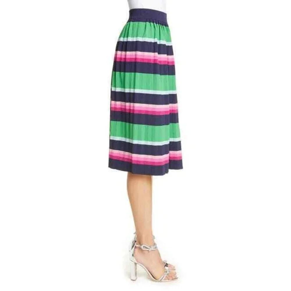 Ted Baker London Aliccio Supernatural Stripe Knit Skirt SZ 2 Ted US 6 NWT - Picture 3 of 6